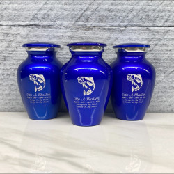 Customer Gallery - Fishing Keepsake Urn - Midnight Blue