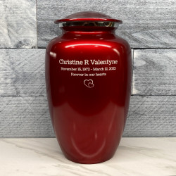 Customer Gallery - Ruby Red Cremation Urn