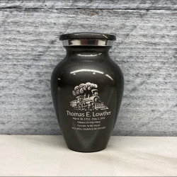 Customer Gallery - Train Keepsake Urn - Gunmetal Gray