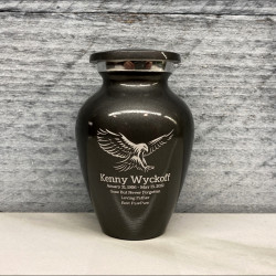 Customer Gallery - Eagle Keepsake Urn - Gunmetal Gray