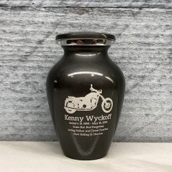 Customer Gallery - Motorcycle Keepsake Urn - Gunmetal Gray