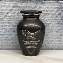 Customer Gallery - Eagle Keepsake Urn - Gunmetal Gray
