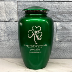 Customer Gallery - Shamrock Cremation Urn - Shamrock Green