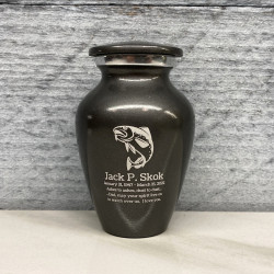 Customer Gallery - Fishing Keepsake Urn - Gunmetal Gray
