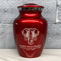 Customer Gallery - Elephant Sharing Urn - Ruby Red