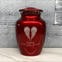 Customer Gallery - Angel Wings Sharing Urn - Ruby Red