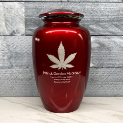 Customer Gallery - Marijuana Cremation Urn - Ruby Red