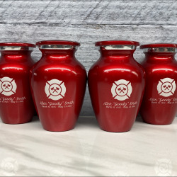 Customer Gallery - Firefighter Keepsake Urn - Ruby Red