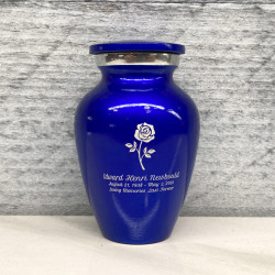 Customer Gallery - Rose Keepsake Urn - Midnight Blue
