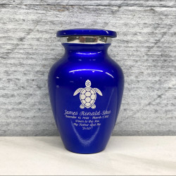 Customer Gallery - Sea Turtle Keepsake Urn - Midnight Blue