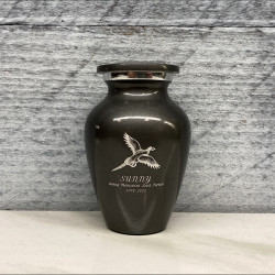 Customer Gallery - Pheasant Keepsake Urn - Gunmetal Gray