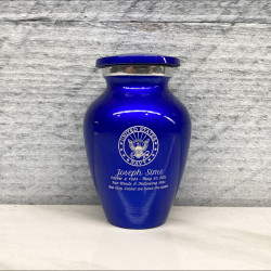 Customer Gallery - Navy Keepsake Urn - Midnight Blue