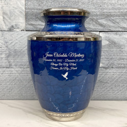 Customer Gallery - Royal Blue Cremation Urn