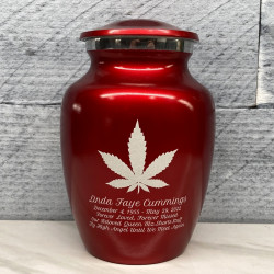 Customer Gallery - Marijuana Sharing Urn - Ruby Red