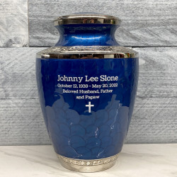 Customer Gallery - Royal Blue Cremation Urn
