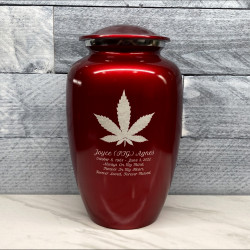 Customer Gallery - Marijuana Cremation Urn - Ruby Red