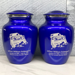 Customer Gallery - Offroad Truck Sharing Urn - Midnight Blue