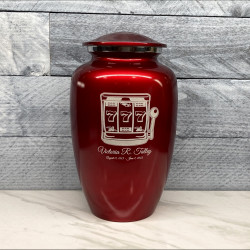Customer Gallery - Slot Machine Cremation Urn - Ruby Red