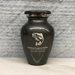 Customer Gallery - Fishing Keepsake Urn - Gunmetal Gray