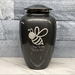 Customer Gallery - Bee Cremation Urn - Gunmetal Gray