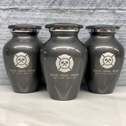 Customer Gallery - Firefighter Keepsake Urn - Gunmetal Gray