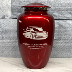 Customer Gallery - Classic Car Cremation Urn - Ruby Red
