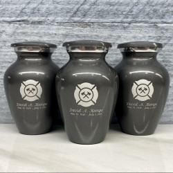Customer Gallery - Firefighter Keepsake Urn - Gunmetal Gray